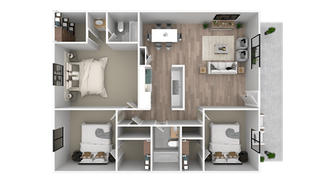 2551 South Loop 35 1-3 Beds Apartment for Rent - Photo Gallery 22